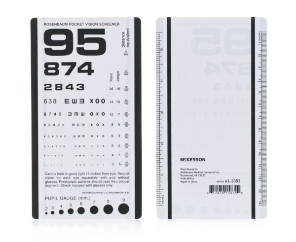 McKesson Eye Test Chart