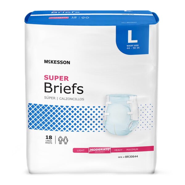 McKesson Super Moderate Absorbency Incontinence Brief