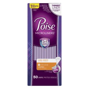 Poise® Microliners Lightest Bladder Control Pad