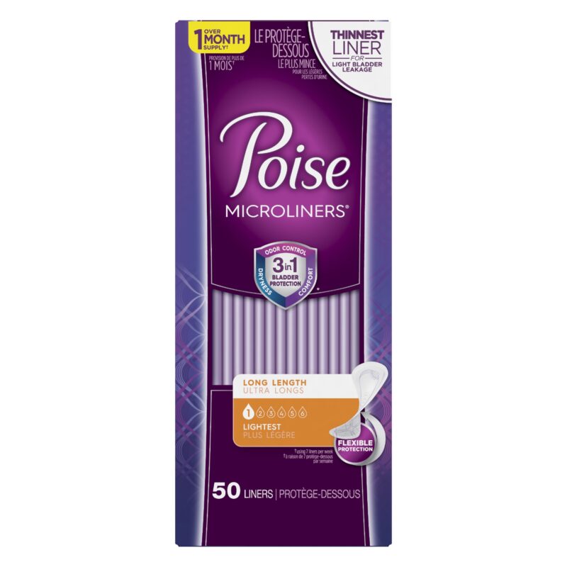 Poise® Microliners Lightest Bladder Control Pad