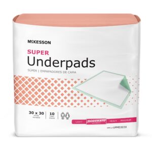 McKesson Super Moderate Absorbency Underpad