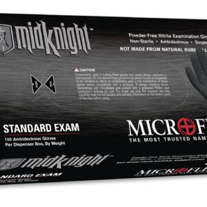 Microflex® MidKnight™ Exam Glove