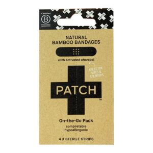 Patch™ On The Go Pack Adhesive Strip with Charcoal