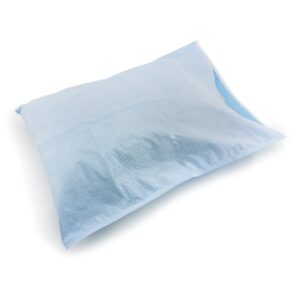 McKesson Blue Tissue/Poly Disposable Pillowcase