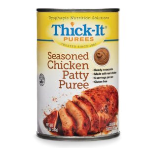 Thick-It® Seasoned Chicken Patty Purée Thickened Food