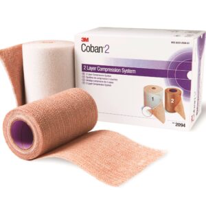 3M™ Coban™ 2 Self-adherent / Pull On Closure Two-Layer Compression Bandage System