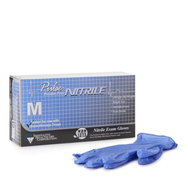 Pulse® Nitrile Standard Cuff Length Exam Glove