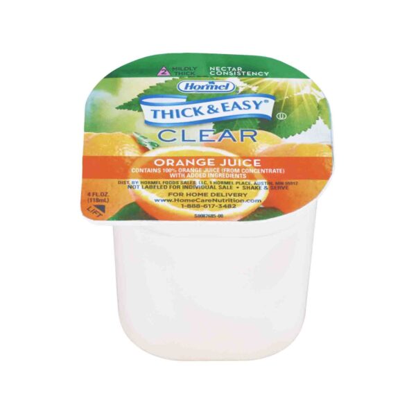 Thick & Easy® Clear Honey Consistency Orange Thickened Beverage