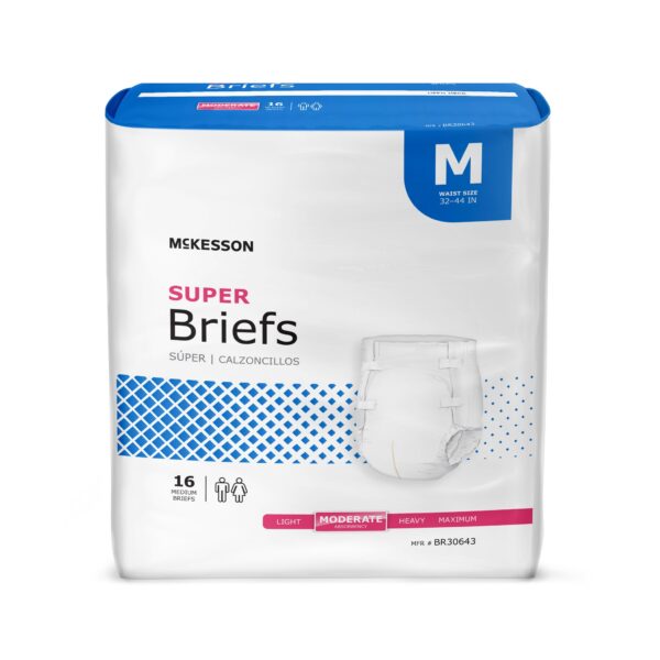 McKesson Super Moderate Absorbency Incontinence Brief