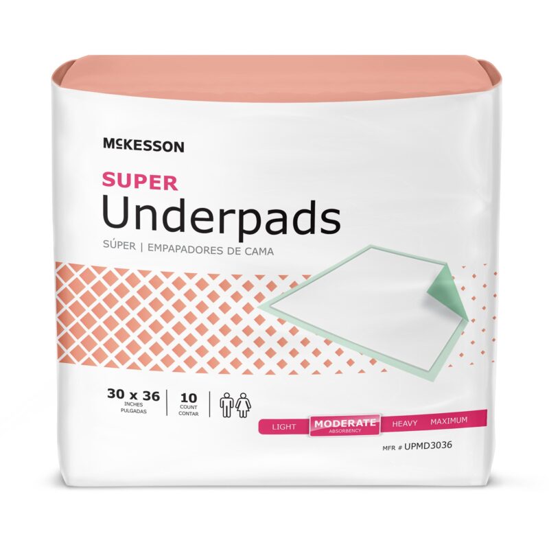 McKesson Super Moderate Absorbency Underpad