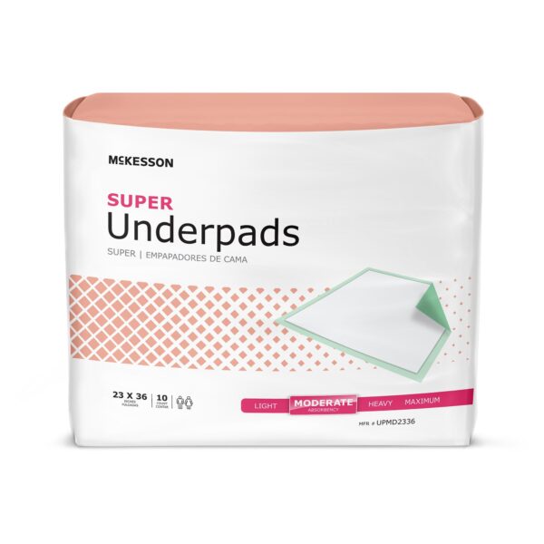 McKesson Super Moderate Absorbency Underpad