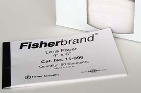 Fisherbrand® Lens Paper for use with Cleaning Glass Lenses