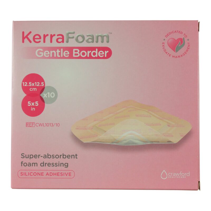 KerraFoam™ Gentle Border Silicone Foam Dressing