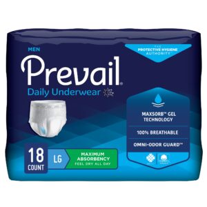 Prevail® Men's Daily Underwear Maximum Absorbent Underwear