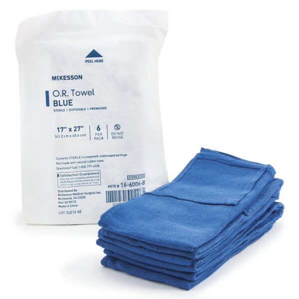 McKesson Blue Sterile O.R. Towel