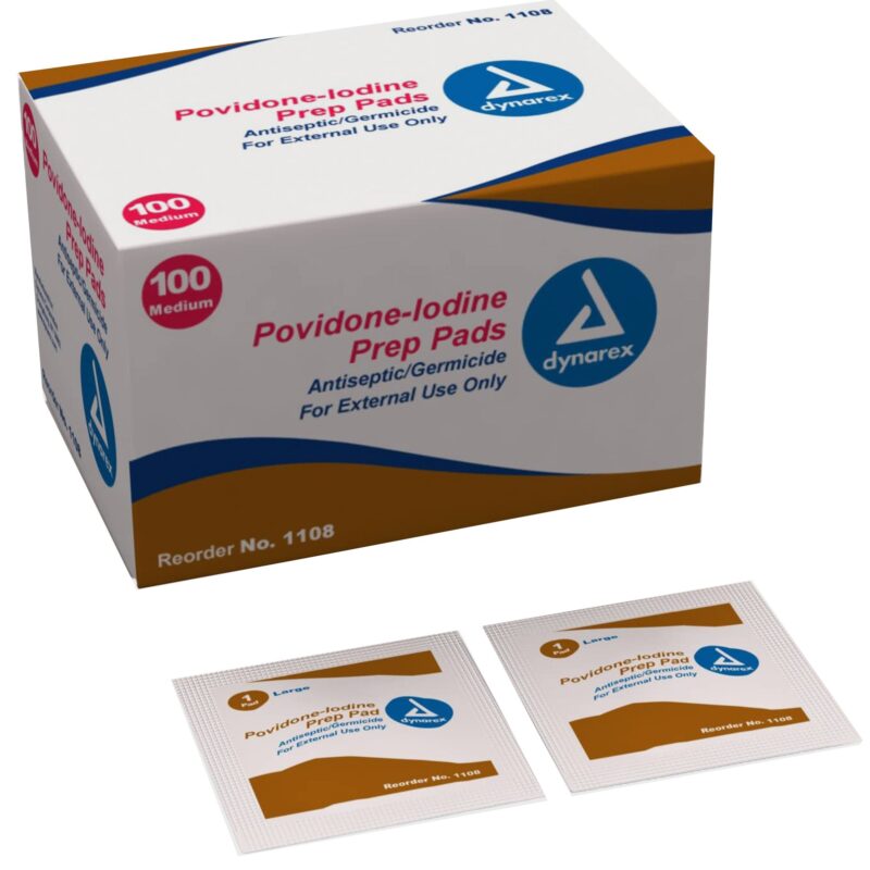 dynarex® Povidone-Iodine Prep Pad