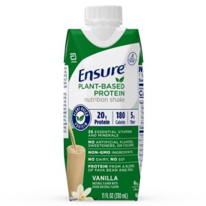 Ensure® Plant Based Protein Nutrition Shake Vanilla Oral Protein Supplement