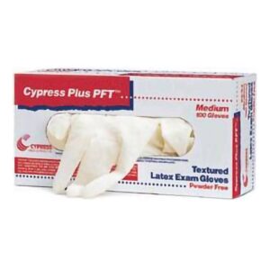 Cypress Plus® PFT Latex Standard Cuff Length Exam Glove