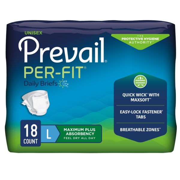 Prevail® Per-Fit® Maximum Incontinence Brief