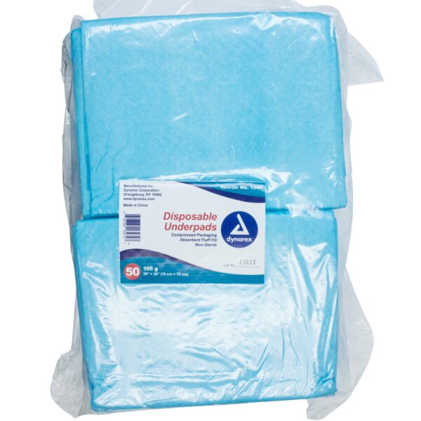 Dynarex® Absorbent Fluff Fill Underpad