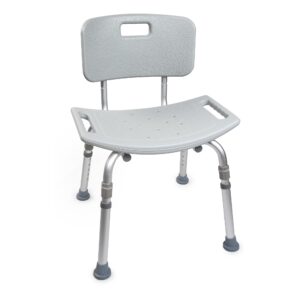 McKesson Removable Back Aluminum Bath Bench