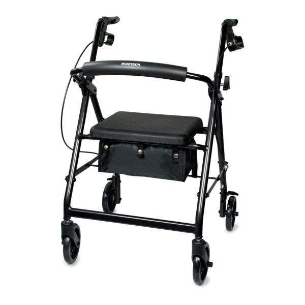 McKesson Folding Aluminum 4-Wheel Rollator