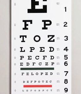 Moore Medical Snellen Eye Chart