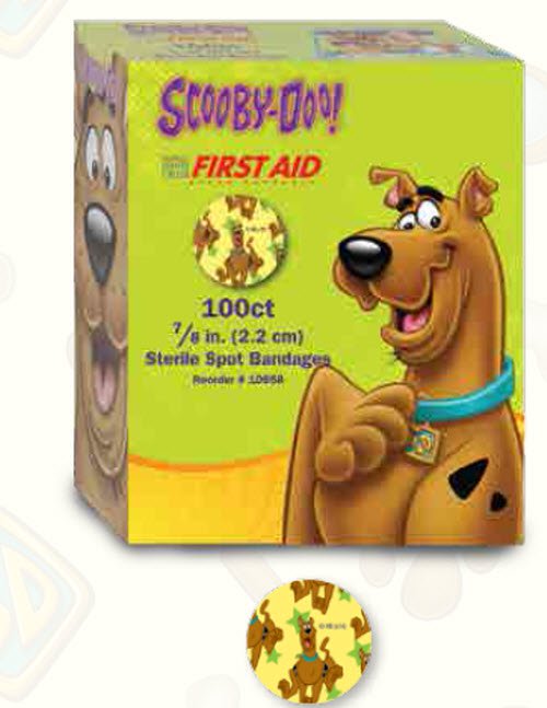 American® White Cross Stat Strip® Scooby-Doo Adhesive Spot Bandage