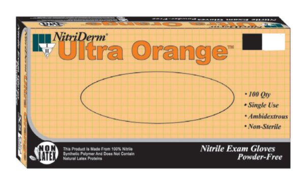 NitriDerm® Ultra Orange™ Exam Glove