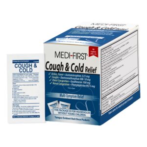 Medi-First® Acetaminophen / Dextromethorphan / Phenylephrine / Guaifenesin Cold and Cough Relief