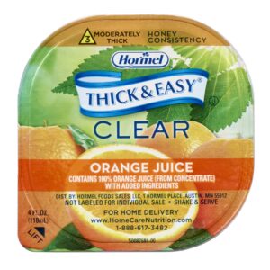 Thick & Easy® Clear Honey Consistency Orange Juice Thickened Beverage