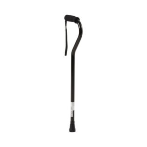 McKesson Black Aluminum Offset Cane