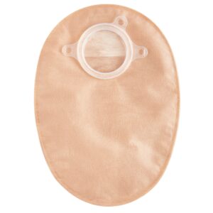 The Natura® + Two-Piece Closed End Beige Filtered Ostomy Pouch