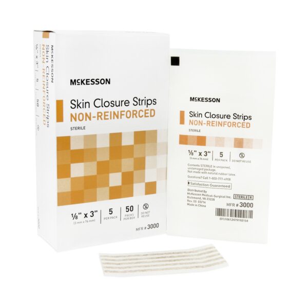 McKesson Non-Reinforced Skin Closure Strip