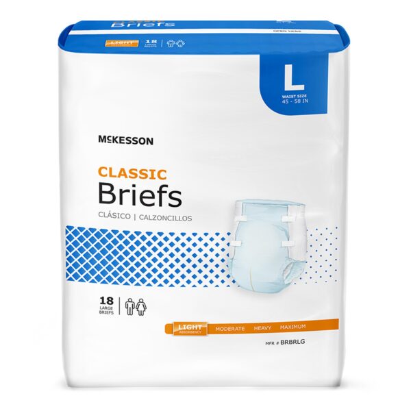 McKesson Classic Light Absorbency Incontinence Brief