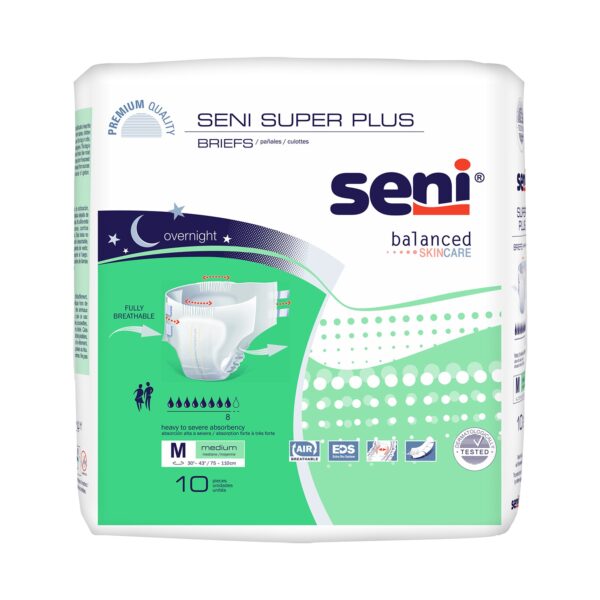 Seni® Super Plus Heavy to Severe Absorbency Incontinence Brief