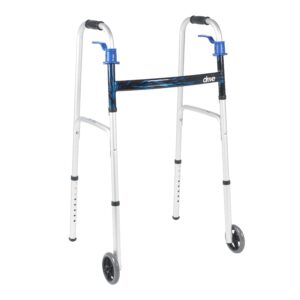 drive™ Aluminum Dual Release Folding Walker