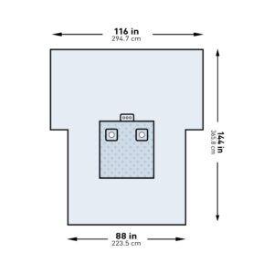 McKesson Bilateral Limb Drape