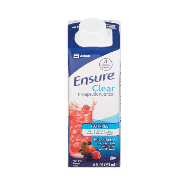 Ensure® Clear Therapeutic Nutrition Mixed Berry Oral Supplement