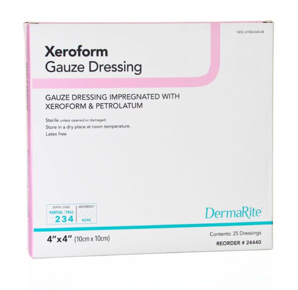 DermaRite Xeroform Impregnated Dressing