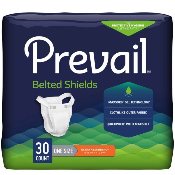 Prevail® Belted Shields Extra Incontinence Belted Undergarment