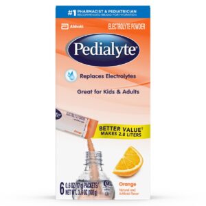 Pedialyte® Powder Packs Orange Oral Electrolyte Solution