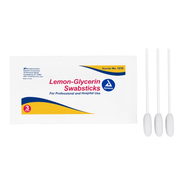 dynarex® Lemon-Glycerin Oral Swabsticks