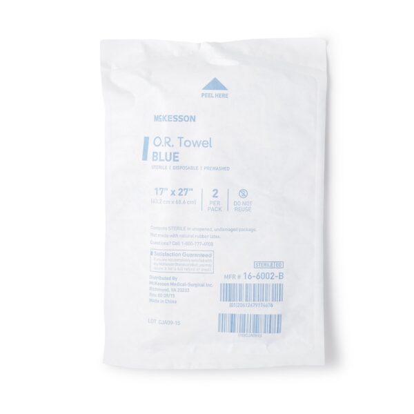 McKesson Blue Sterile O.R. Towel