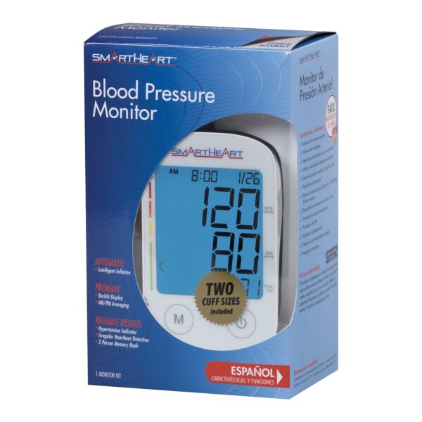 SmartHeart Blood Pressure Monitor with Automatic Inflation