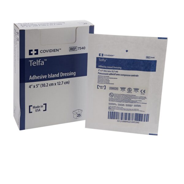 Telfa™ White Adhesive Dressing