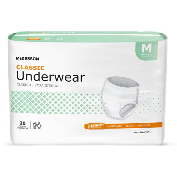 McKesson Classic Light Absorbent Underwear