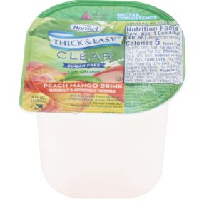 Thick & Easy® Clear Nectar Consistency Sugar-Free Peach Mango Thickened Beverage