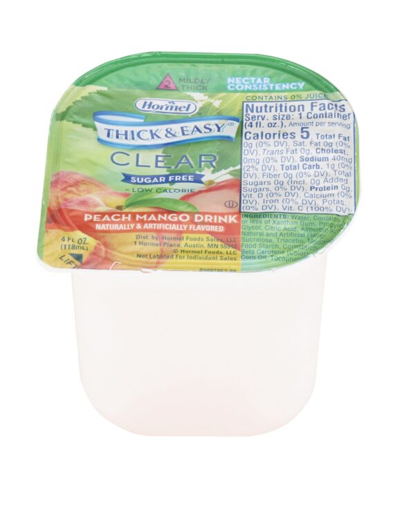 Thick & Easy® Clear Nectar Consistency Sugar-Free Peach Mango Thickened Beverage