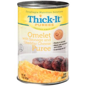 Thick-It® Purees Omelet with Sausage and Cheddar Cheese Thickened Food